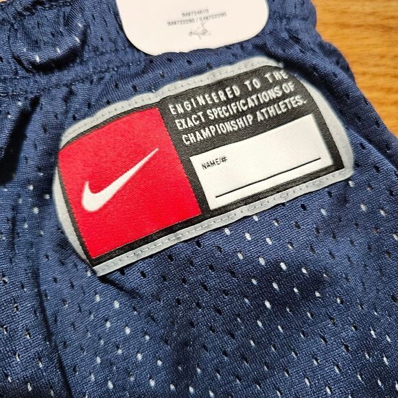 Nike Authentics Practice Shorts Reversible Men's Large L Navy Grey FN0671-077 SE - Picture 13 of 16